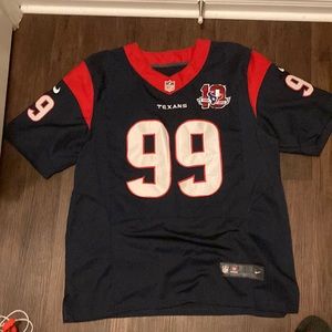 This is a Texas 2010 anniversary jersey JJ WATT jersey
